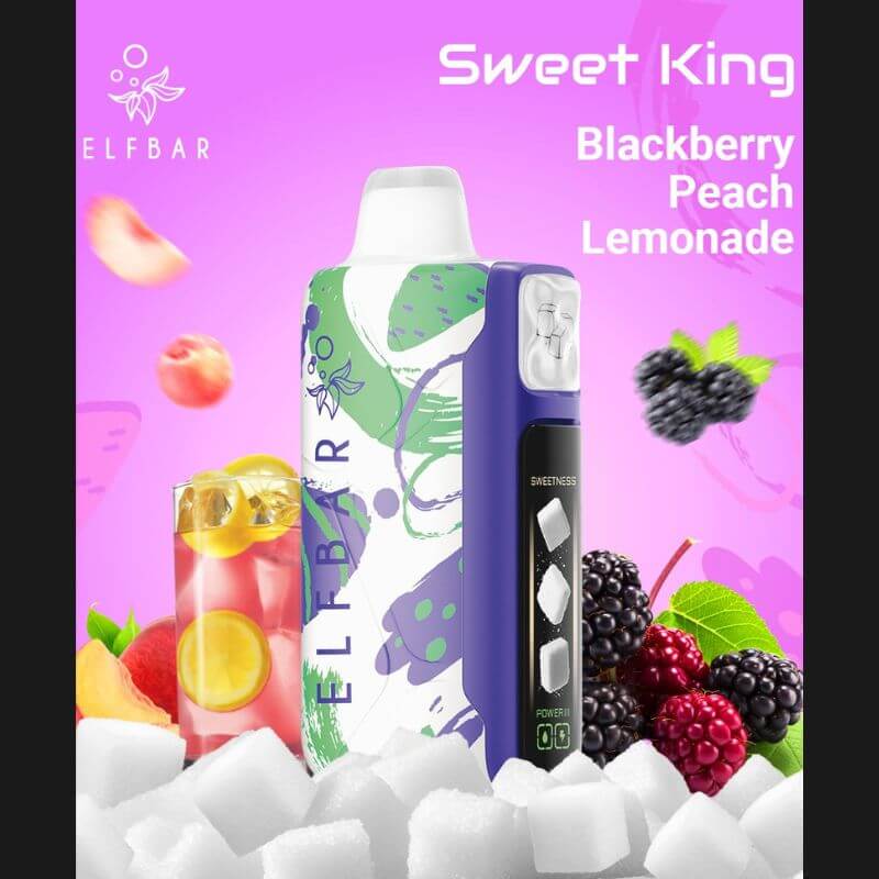 SGVape-ELFBAR-SWEET-KING-30K-BLACKBERRY-PEACH-LEMONADE-SG-Vape-Hub