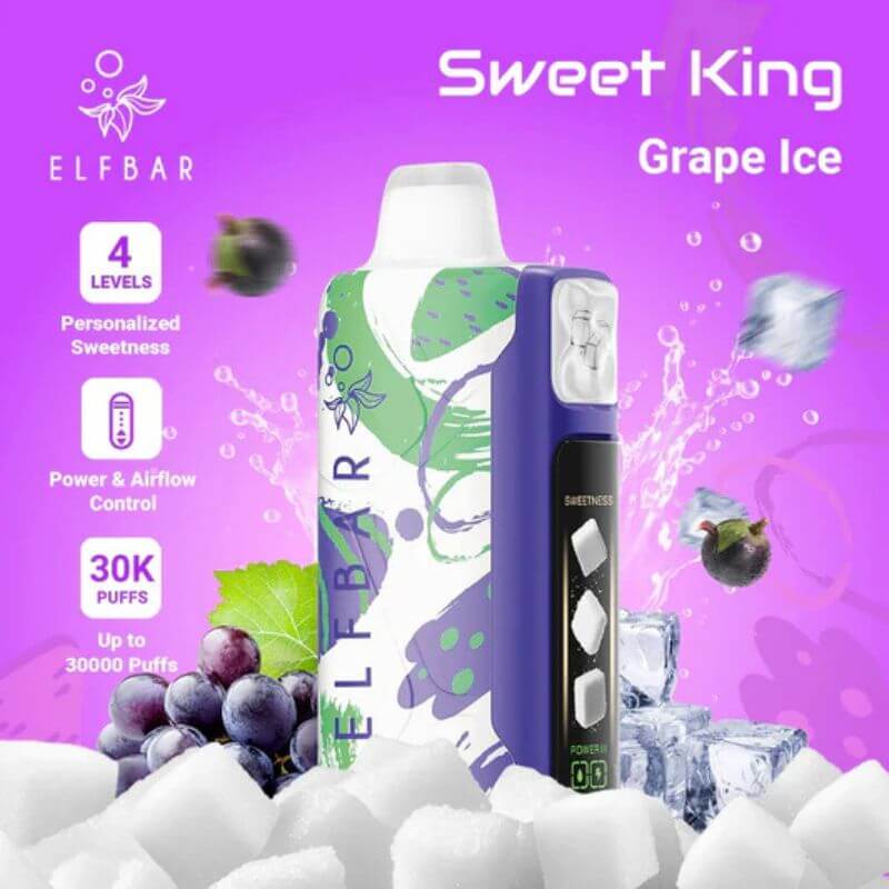 SGVape-ELFBAR-SWEET-KING-30K-GRAPE-ICE-SG-Vape-Hub