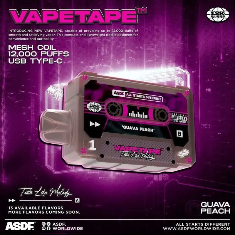 SGVape-VAPETAPE-12K-GUAVA-PEACH-SG-Vape-Hub