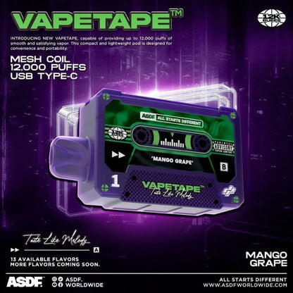 SGVape-VAPETAPE-12K-MANGO-GRAPE-SG-Vape-Hub