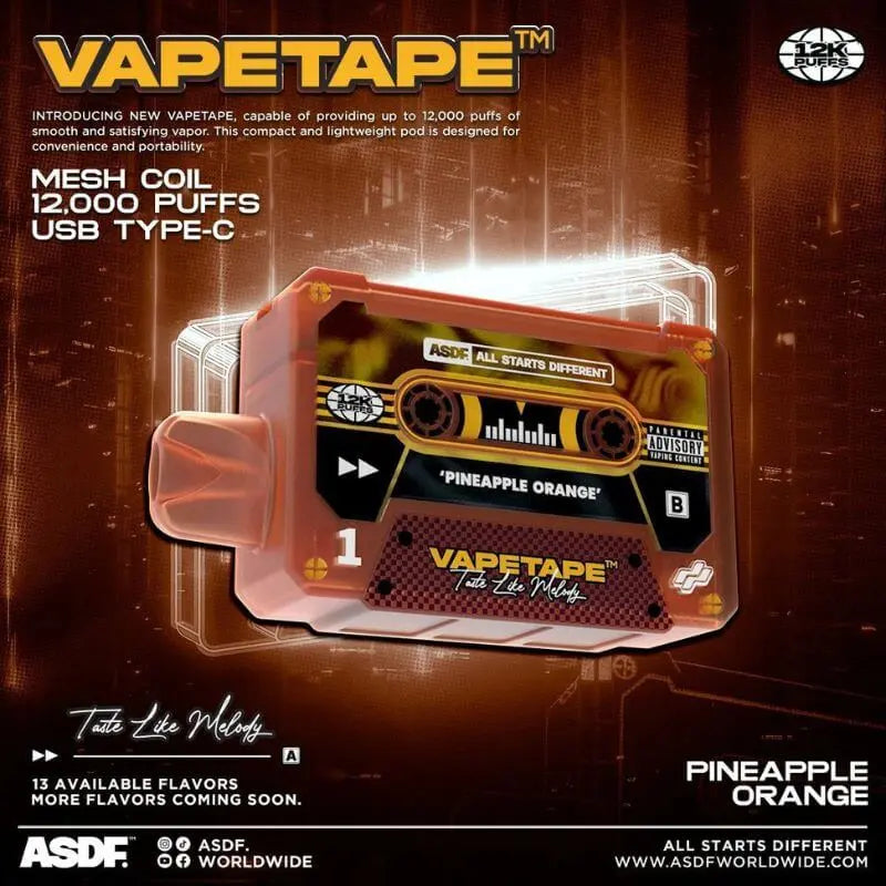 SGVape-VAPETAPE-12K-PINEAPPLE-ORANGE-SG-Vape-Hub